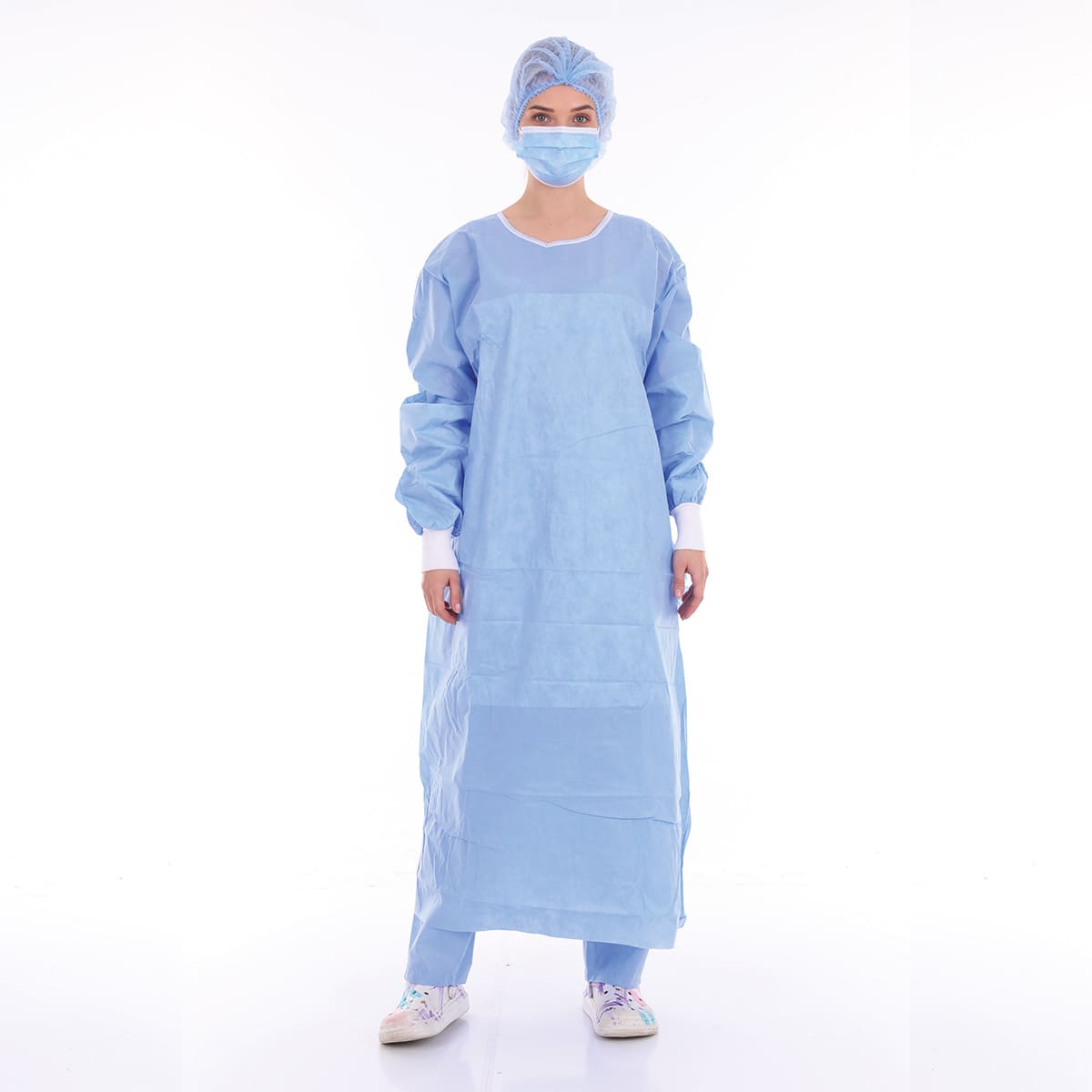 reinforced,surgical,gown